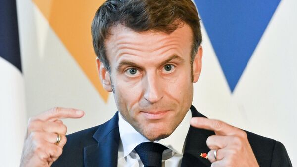 El presidente de Francia, Emmanuel Macron - Sputnik Mundo