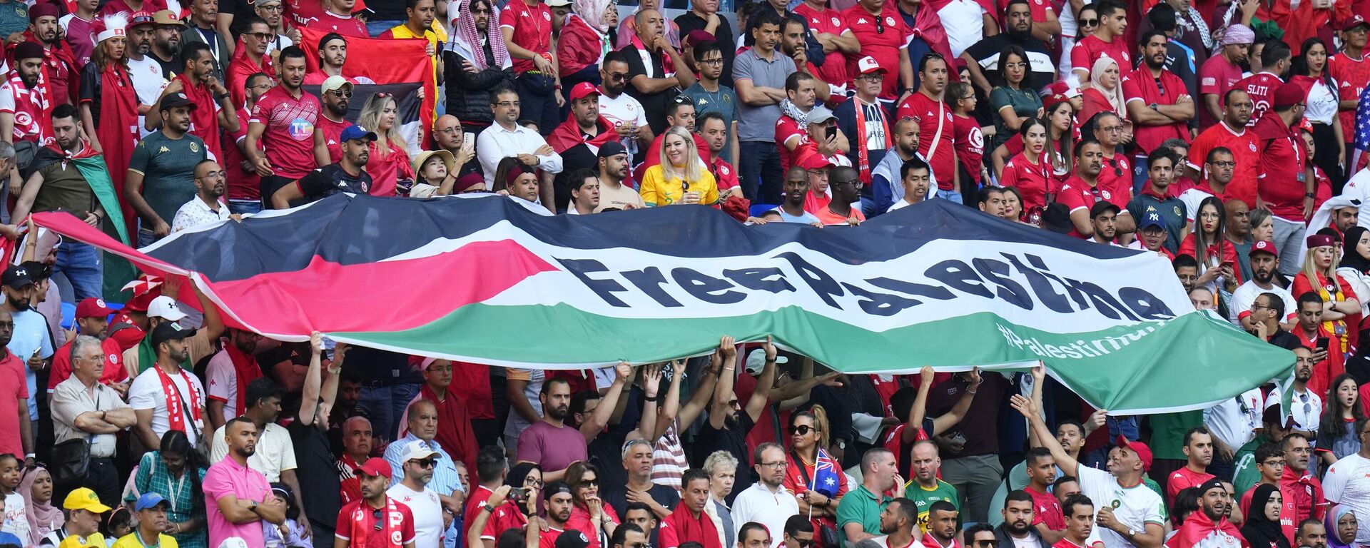 Manifestaciones de apoyo a la causa palestina en Catar 2022 - Sputnik Mundo, 1920, 09.12.2022