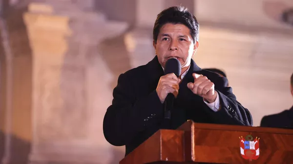 El presidente depuesto del Perú Pedro Castillo - Sputnik Mundo