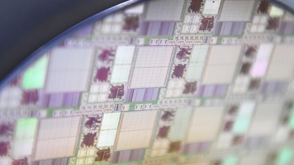 Chip electrónico (imagen referencial) - Sputnik Mundo
