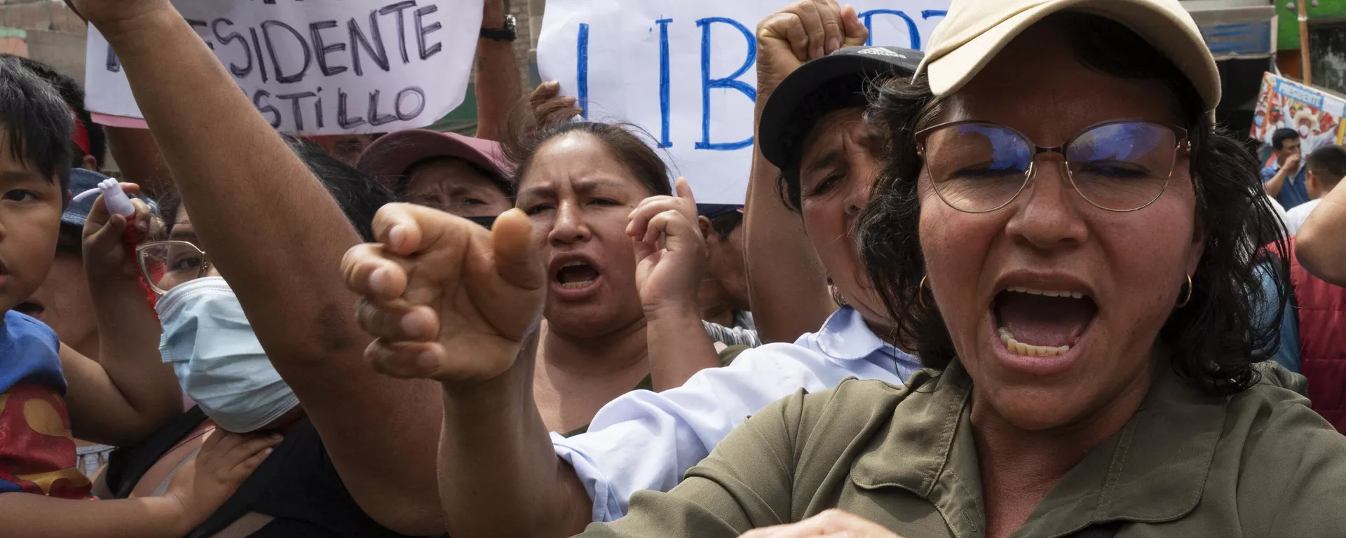 Protestas a favor de Pedro Castillo en Perú Protestas a favor de Pedro Castillo en Perú - Sputnik Mundo, 1920, 13.12.2022