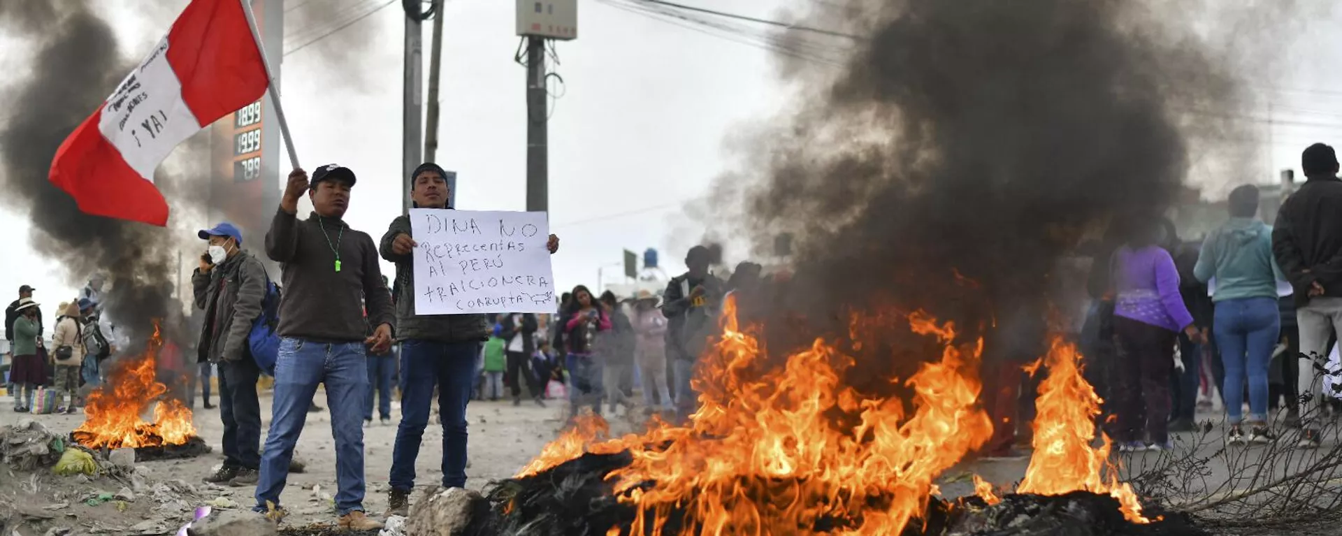 Protestas y bloqueos en Perú Protestas y bloqueos en Perú - Sputnik Mundo, 1920, 14.12.2022