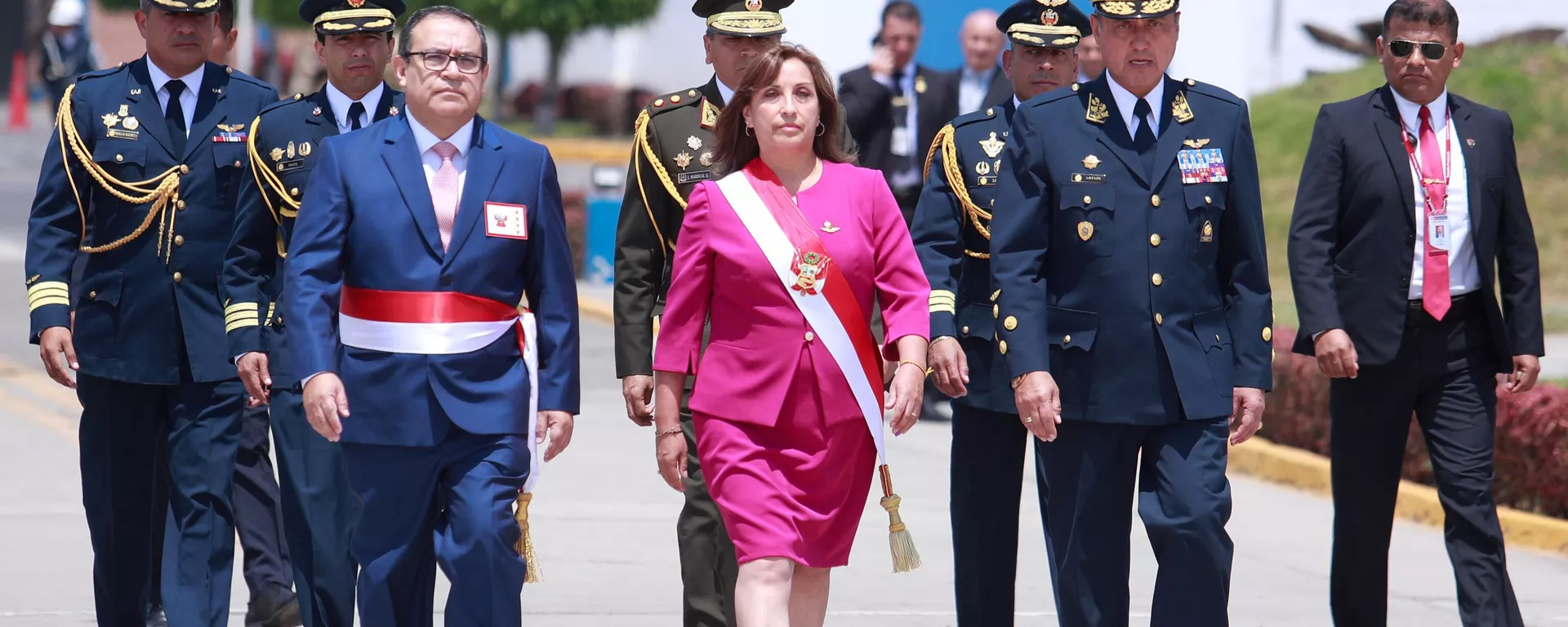 La presidenta de Perú, Dina Boluarte, antes de su discurso a la nación La presidenta de Perú, Dina Boluarte, antes de su discurso a la nación - Sputnik Mundo, 1920, 02.02.2023