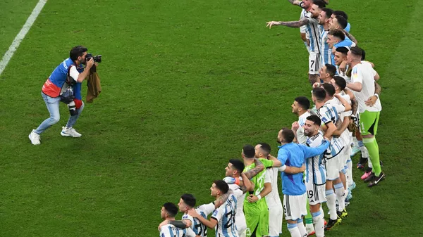 Jugadores de Argentina en la Copa Mundial de Catar 2022 - Sputnik Mundo