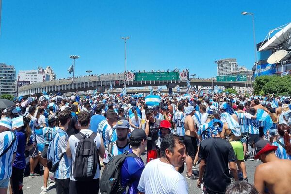 Bienvenida a la selección argentina en Buenos Aires - Sputnik Mundo