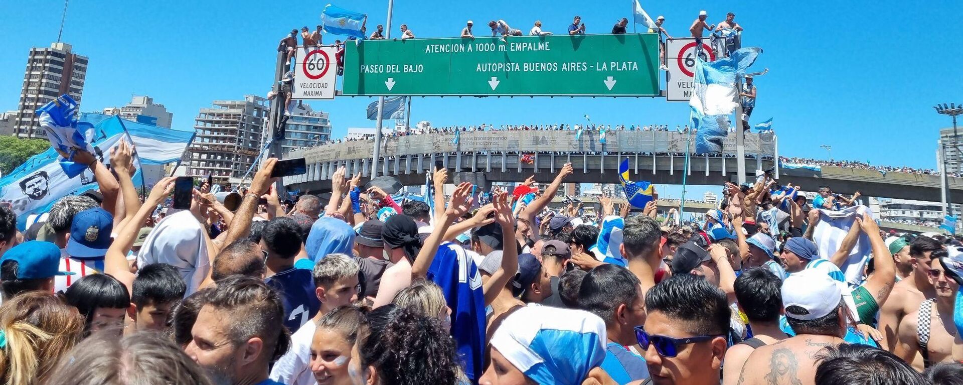 Bienvenida a la selección argentina en Buenos Aires - Sputnik Mundo, 1920, 21.12.2022