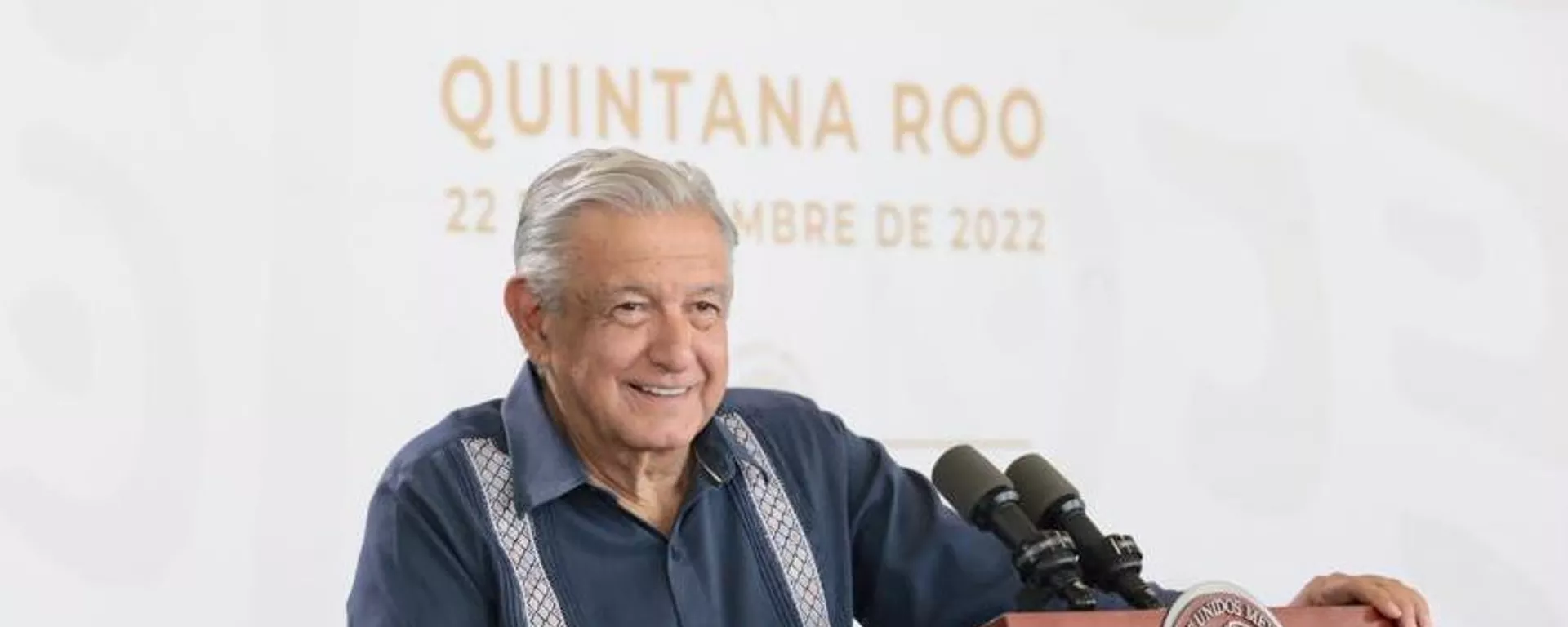 Andrés Manuel López Obrador, presidente de México Andrés Manuel López Obrador, presidente de México - Sputnik Mundo, 1920, 22.12.2022