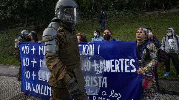 Indígenas mapuches  - Sputnik Mundo