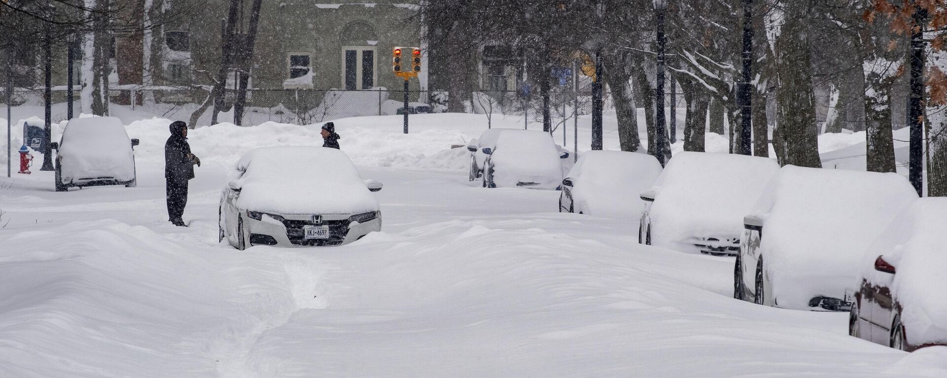 Tormenta invernal en Nueva York, EEUU - Sputnik Mundo, 1920, 10.11.2023