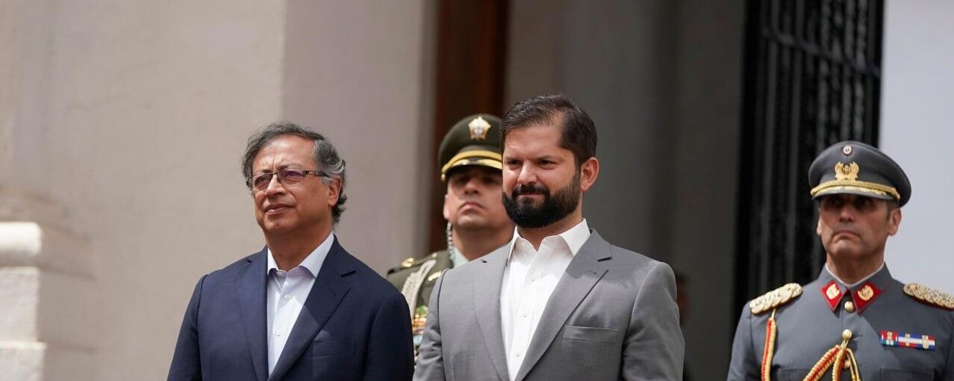 El presidente colombiano, Gustavo Petro, y su par de Chile, Gabriel Boric - Sputnik Mundo, 1920, 09.01.2023