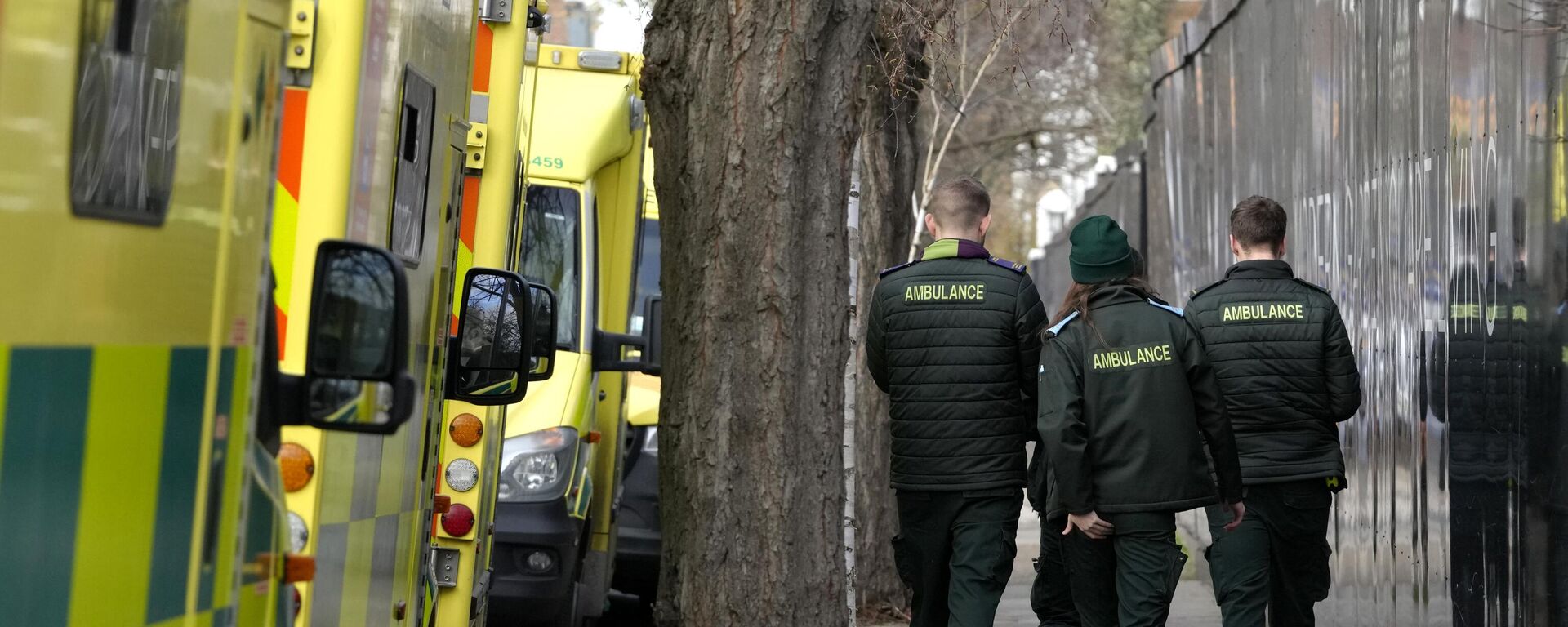 Empleados de ambulancias del Reino Unido - Sputnik Mundo, 1920, 20.07.2023