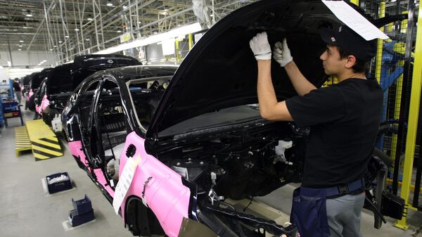 Planta de Nissan en San Petersburgo  - Sputnik Mundo