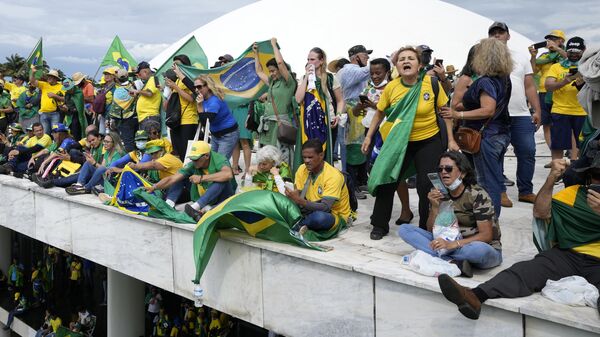 Las protestas en Brasil, el 8 de enero - Sputnik Mundo