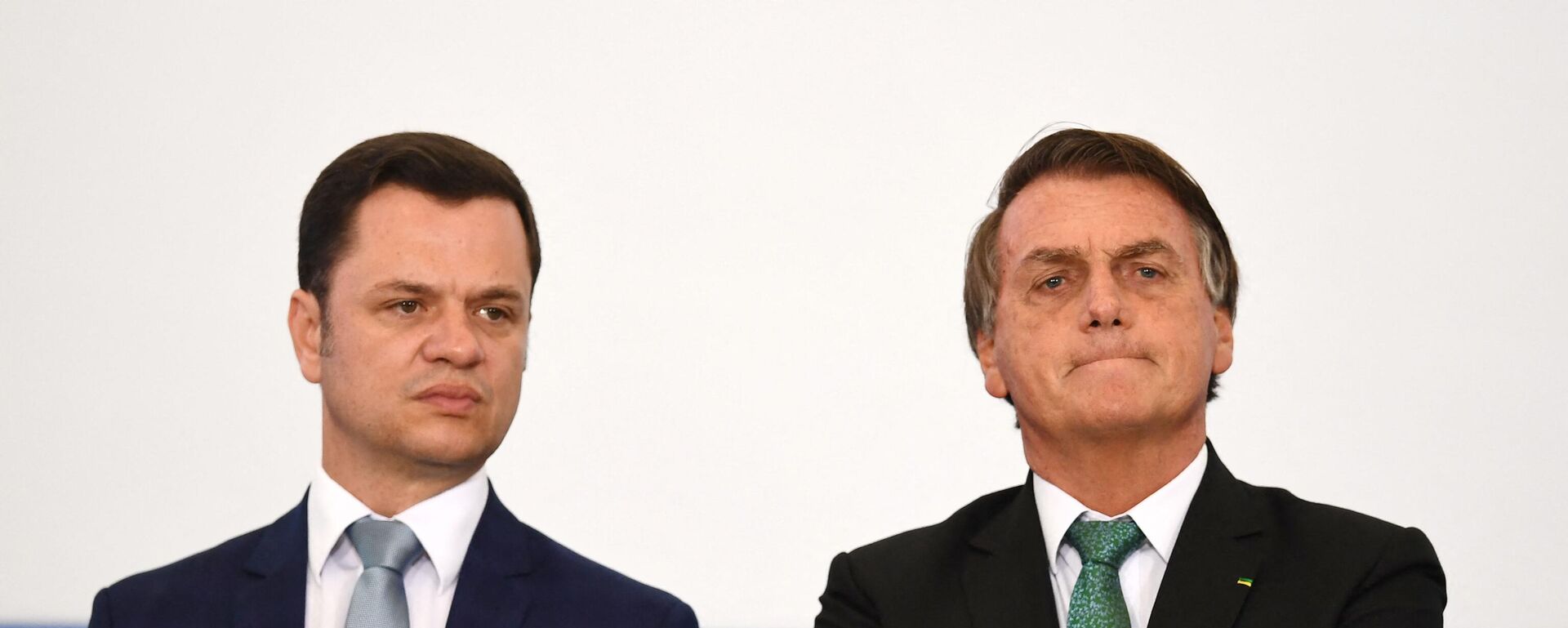 El exministro de Justicia y Seguridad Pública de Brasil, Anderson Torres, y el expresidente del país, Jair Bolsonaro - Sputnik Mundo, 1920, 13.01.2023