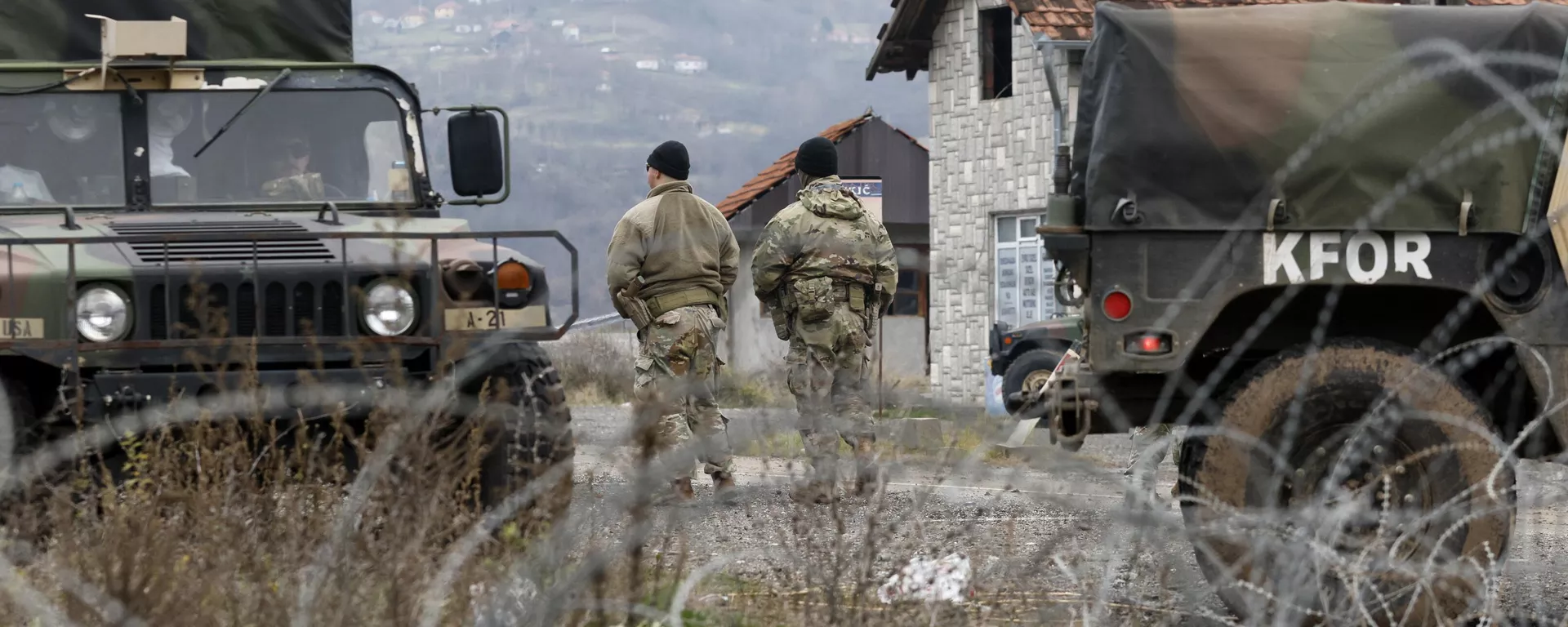 Unos militares de la fuerza militar internacional de la OTAN en Kosovo (KFOR) Unos militares de la fuerza militar internacional de la OTAN en Kosovo (KFOR) - Sputnik Mundo, 1920, 26.09.2023