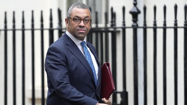 James Cleverly, el ministro de Asuntos Exteriores británico - Sputnik Mundo