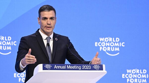 El presidente del Gobierno de España, Pedro Sánchez - Sputnik Mundo