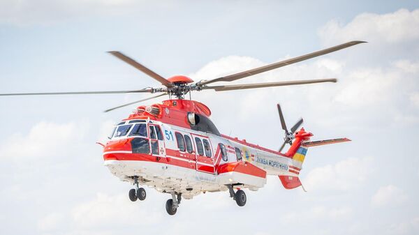 H225 Super Puma del Ministerio de Emergencias de Ucrania - Sputnik Mundo