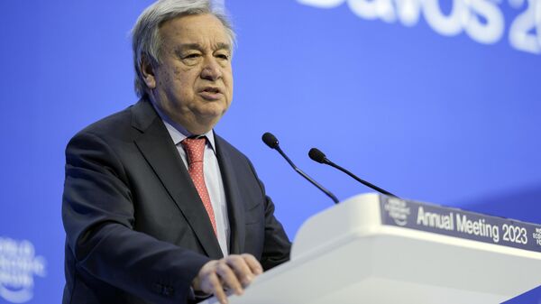 El secretario general de la ONU, António Guterres - Sputnik Mundo