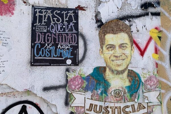 El Jardín de la Resistencia, espacio de memoria en el antuguo acceso a la estación Baquedano en Santiago - Sputnik Mundo