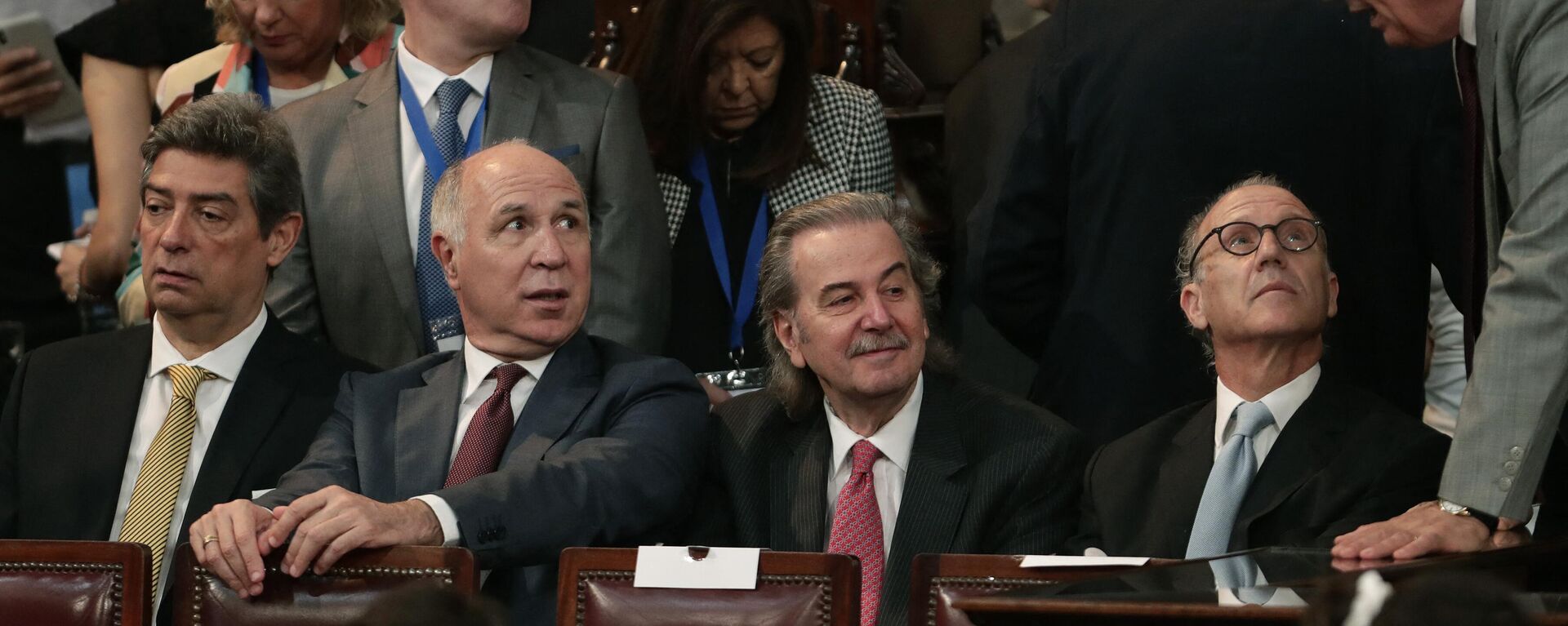 De izquierda a derecha, los jueces de la Corte Suprema de Justicia Horacio Rosatti, Ricardo Lorenzetti, Juan Carlos Maqueda y Carlos Rosenkrantz  - Sputnik Mundo, 1920, 20.01.2023