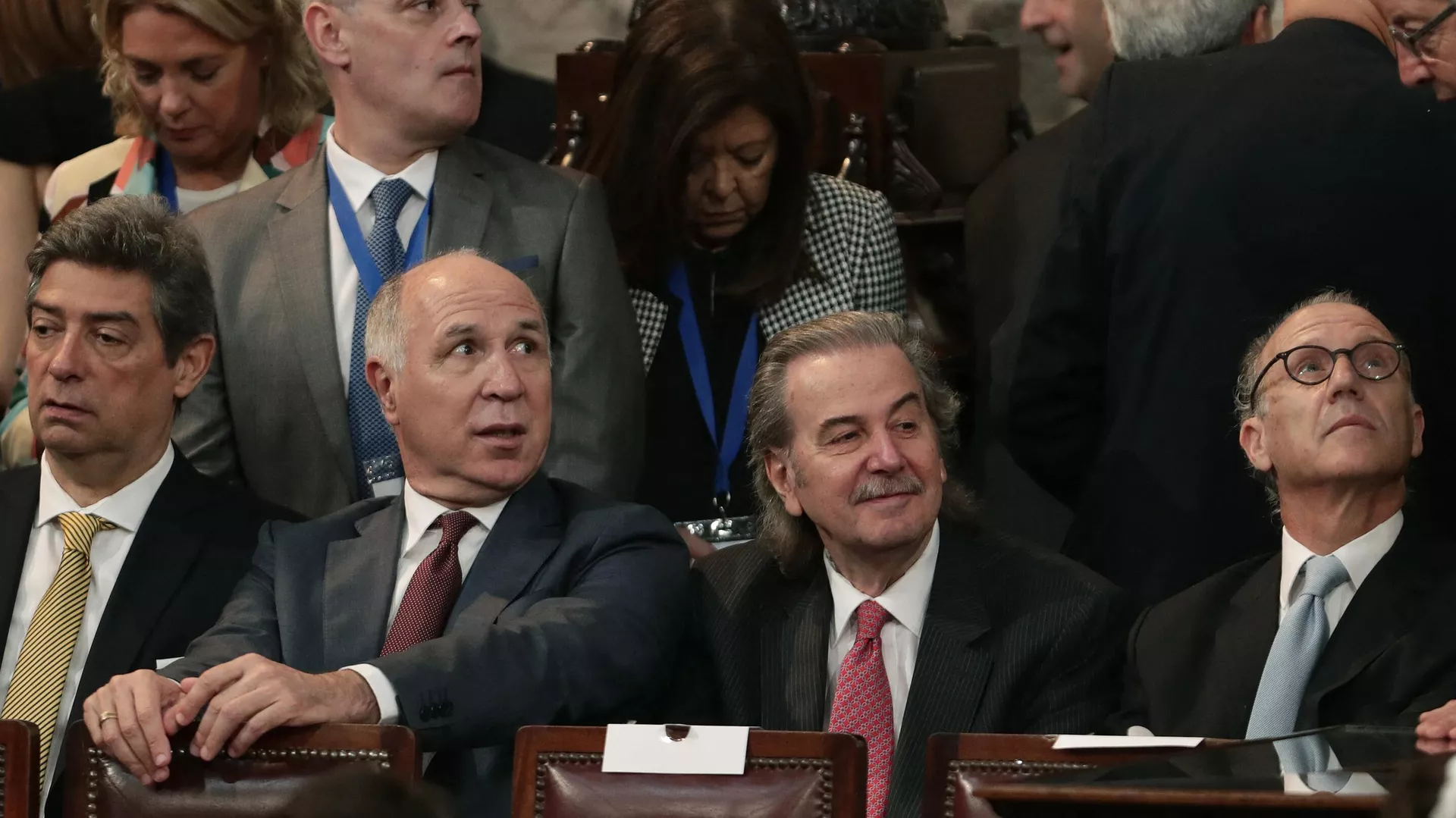 De izquierda a derecha, los jueces de la Corte Suprema de Justicia Horacio Rosatti, Ricardo Lorenzetti, Juan Carlos Maqueda y Carlos Rosenkrantz De izquierda a derecha, los jueces de la Corte Suprema de Justicia Horacio Rosatti, Ricardo Lorenzetti, Juan Carlos Maqueda y Carlos Rosenkrantz - Sputnik Mundo, 1920, 20.01.2023