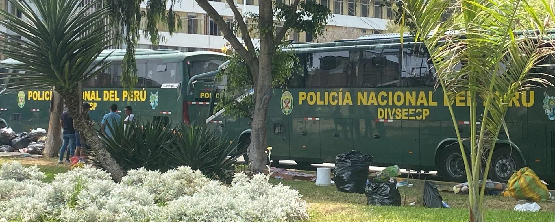 Camiones de la Policía Nacional del Perú  - Sputnik Mundo, 1920, 21.01.2023