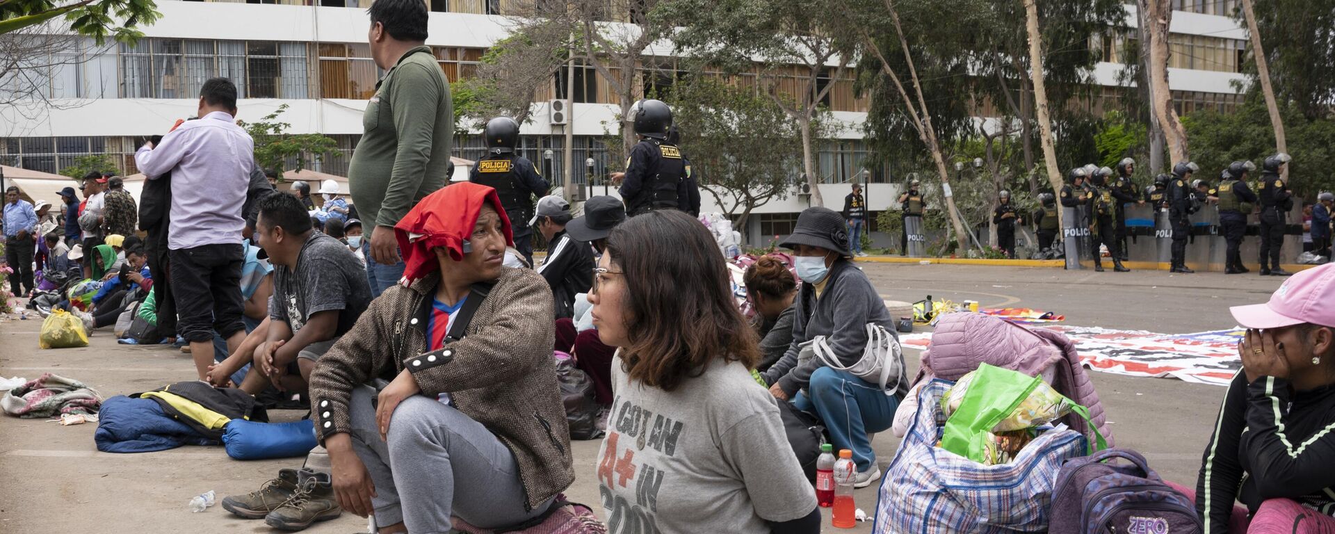 Manifestantes detenidos en la Universidad Nacional Mayor de San Marcos - Sputnik Mundo, 1920, 22.01.2023