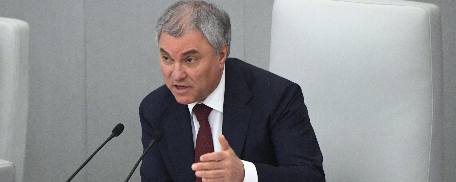 Viacheslav Volodin, el presidente de la Duma de Estado (Cámara Baja del Parlamento ruso) - Sputnik Mundo, 1920, 22.01.2023