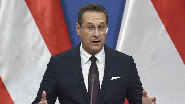 El vicecanciller de Austria entre 2017 y 2019, Heinz-Christian Strache  - Sputnik Mundo