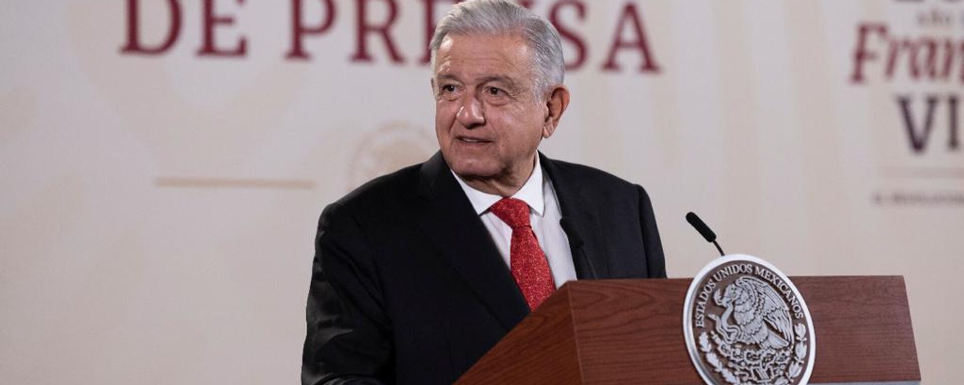 El presidente de México, Andrés Manuel López Obrador - Sputnik Mundo, 1920, 15.02.2023