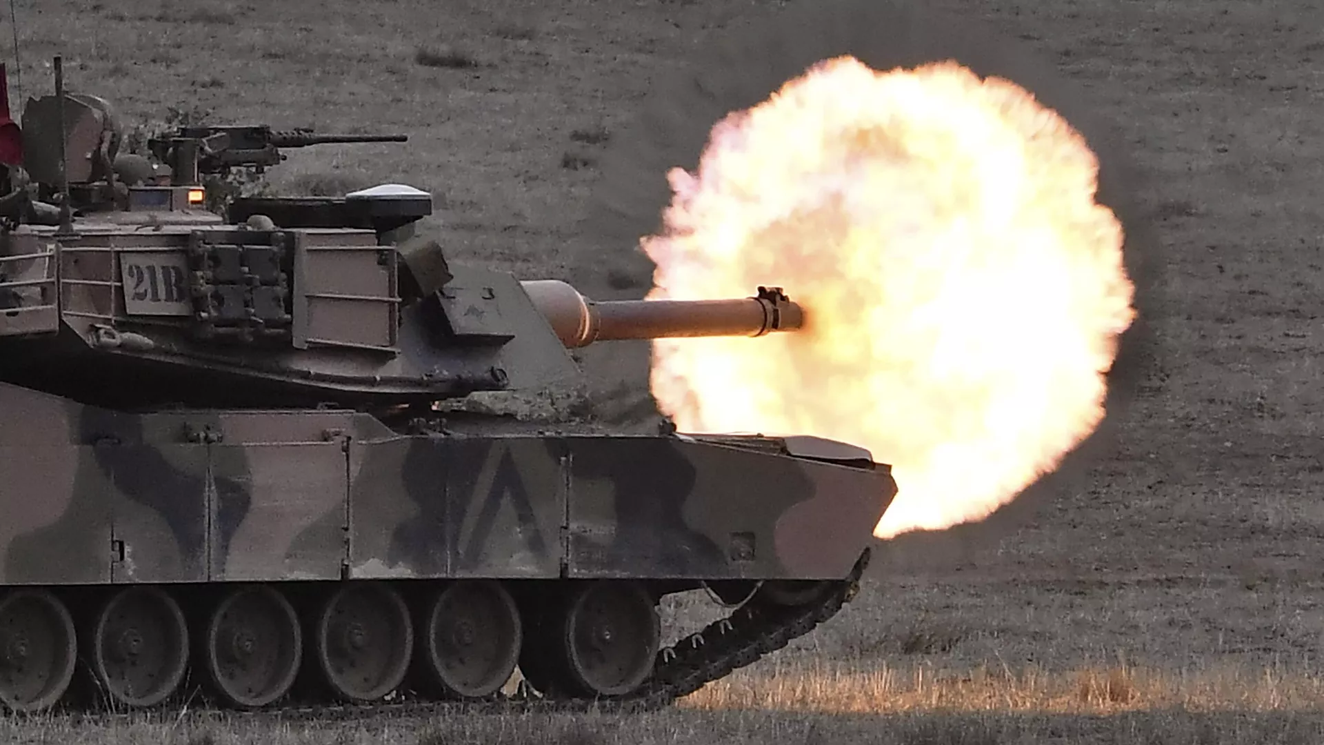 El tanque de batalla M1A1 Abrams El tanque de batalla M1A1 Abrams