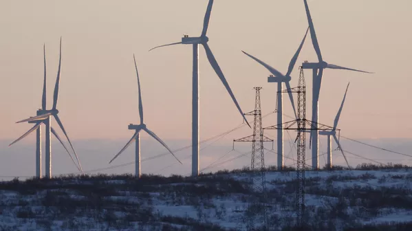 El parque eólico está equipado con 57 turbinas y ocupa una superficie de 257 hectáreas. El parque eólico está equipado con 57 turbinas y ocupa una superficie de 257 hectáreas. - Sputnik Mundo