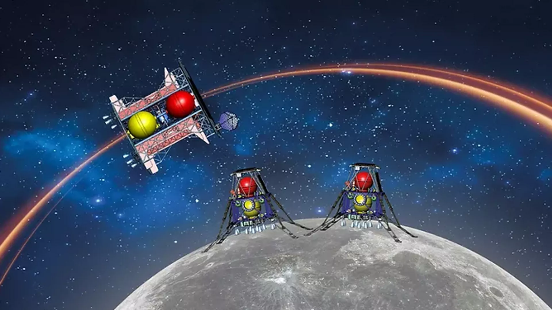 Un plan de la misión lunar Beresheet2 de la Agencia Espacial de Israel