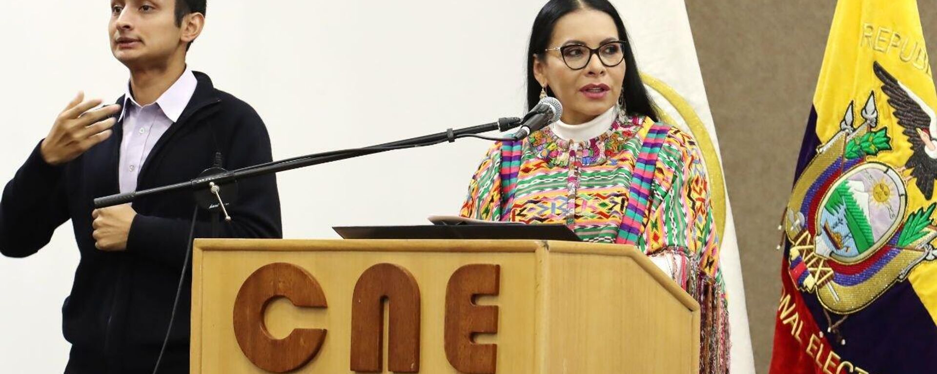  La presidenta del Consejo Nacional Electoral (CNE) de Ecuador, Diana Atamaint - Sputnik Mundo, 1920, 02.02.2023