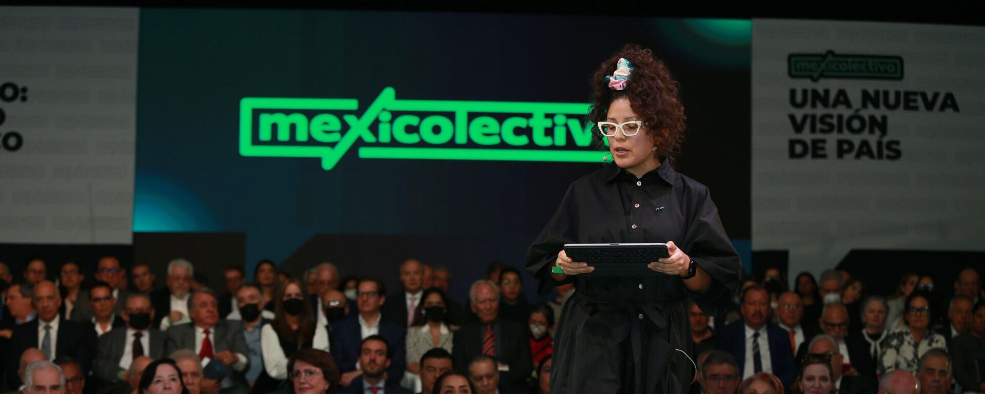 La emprendedora Fernanda Rocha durante la presentación del grupo político Colectivo por México. La emprendedora Fernanda Rocha durante la presentación del grupo político Colectivo por México. - Sputnik Mundo, 1920, 03.02.2023