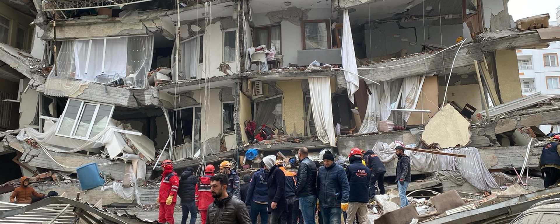 Consecuencias del terremoto en Turquía, el 6 de febrero de 2023 Consecuencias del terremoto en Turquía, el 6 de febrero de 2023 - Sputnik Mundo, 1920, 27.02.2023