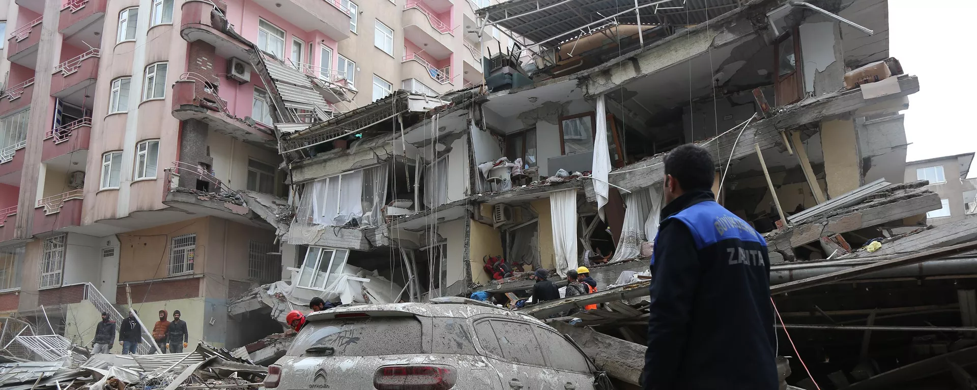 Edificio caído en terremoto de Turquía - Sputnik Mundo, 1920, 06.02.2023