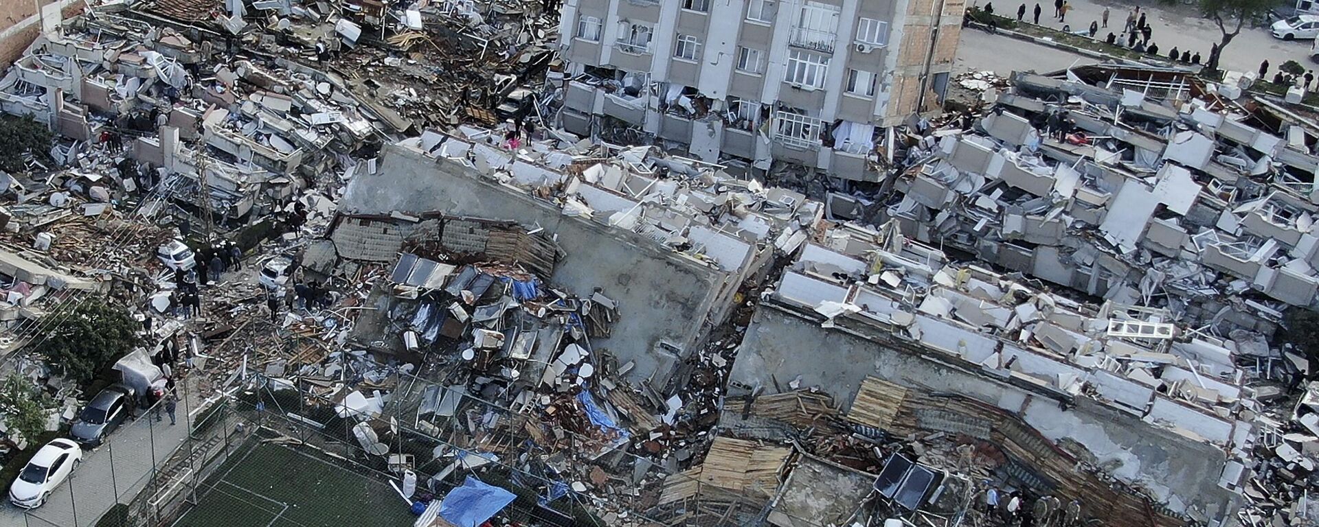 Las consecuencias de los terremotos en Turquía, el 7 de febrero Las consecuencias de los terremotos en Turquía, el 7 de febrero - Sputnik Mundo, 1920, 07.02.2023