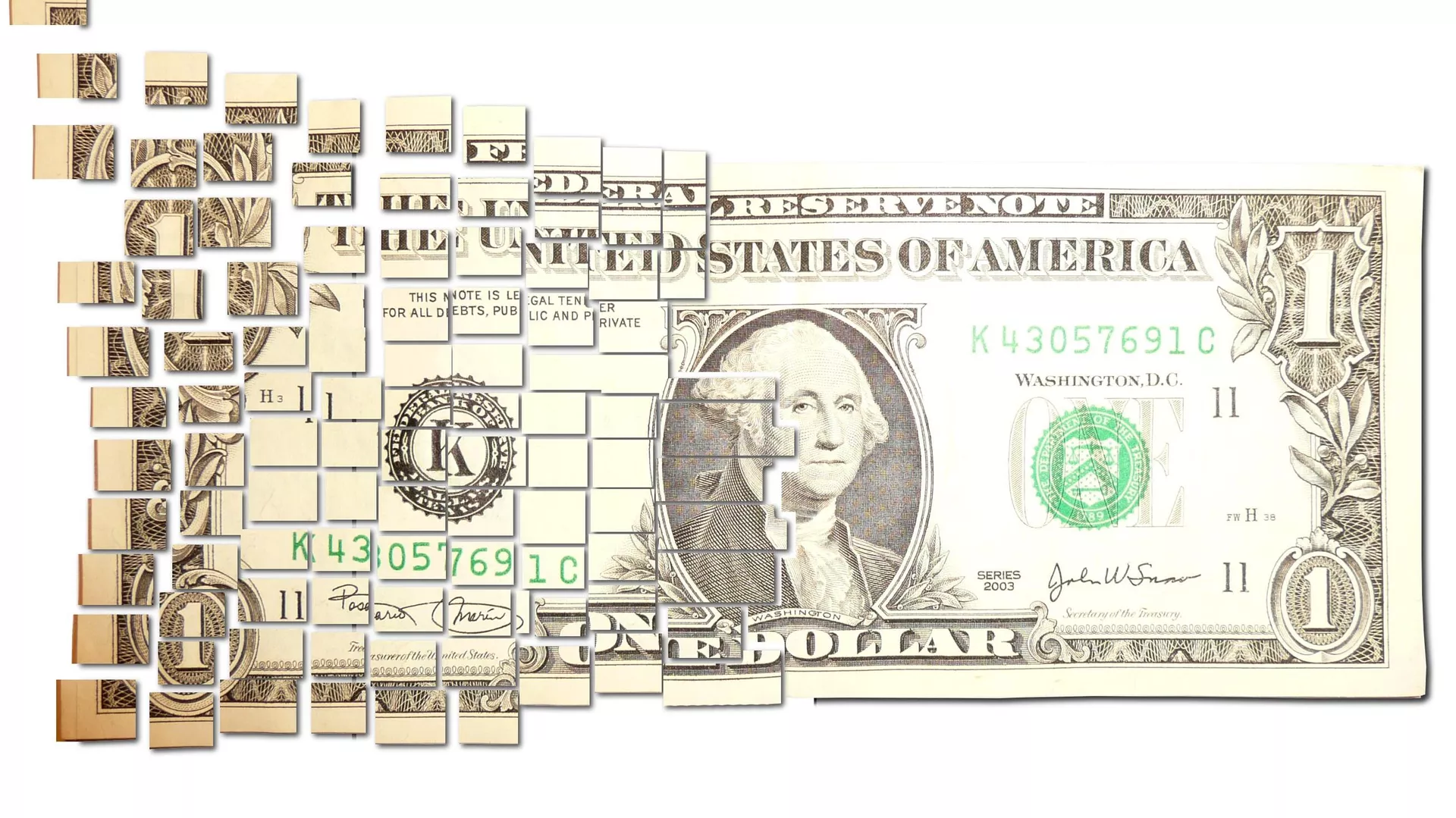 dólar descompuesto