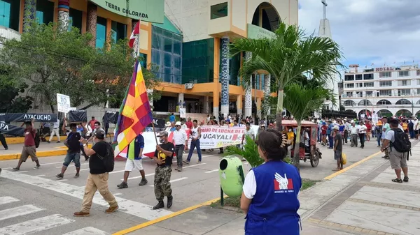 La Defensoría de Perú monitorea protestas contra el Gobierno  - Sputnik Mundo