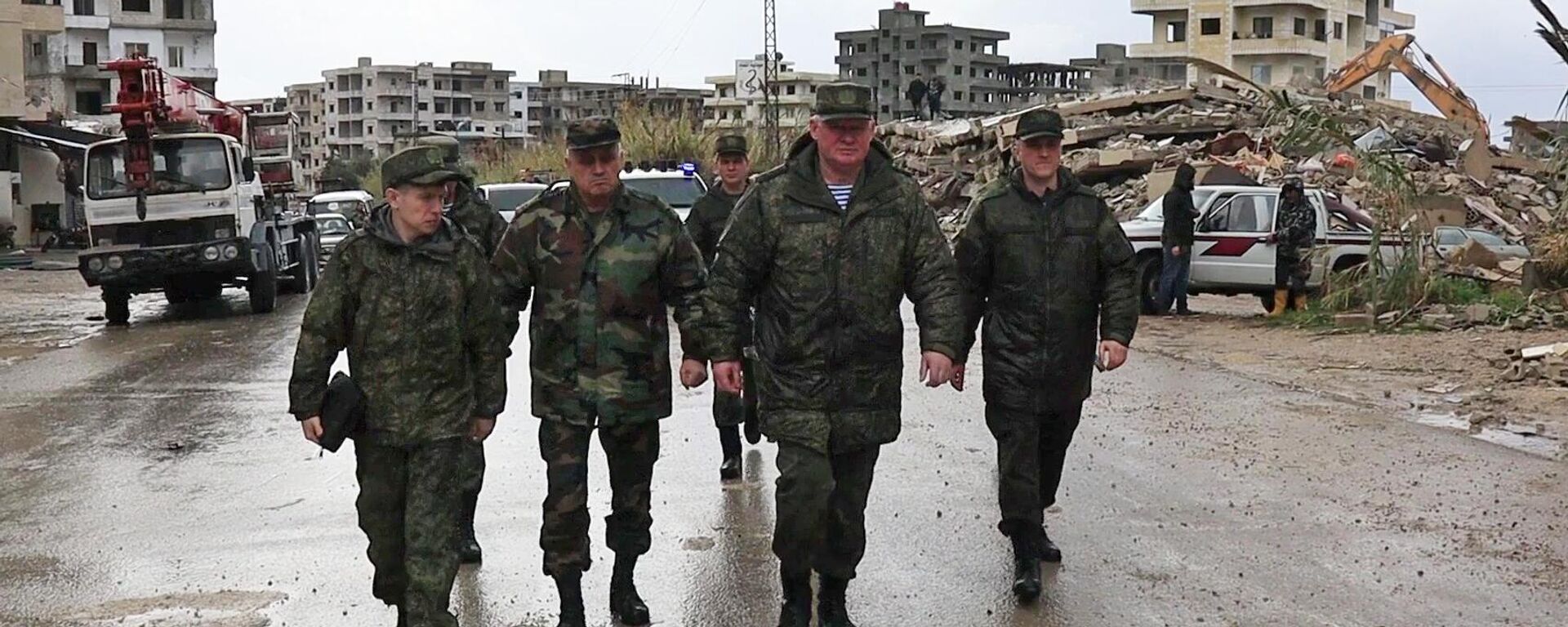Tropas rusas llegan para ocuparse de las secuelas de un devastador terremoto en Siria - Sputnik Mundo, 1920, 11.02.2023