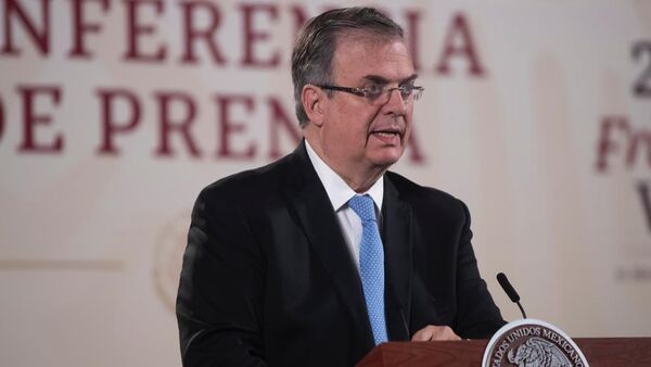 Marcelo Ebrard, canciller mexicano.  - Sputnik Mundo