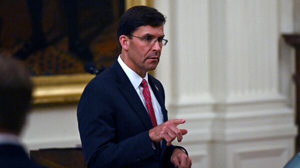 Mark Esper, el exsecretario de Defensa de EEUU - Sputnik Mundo