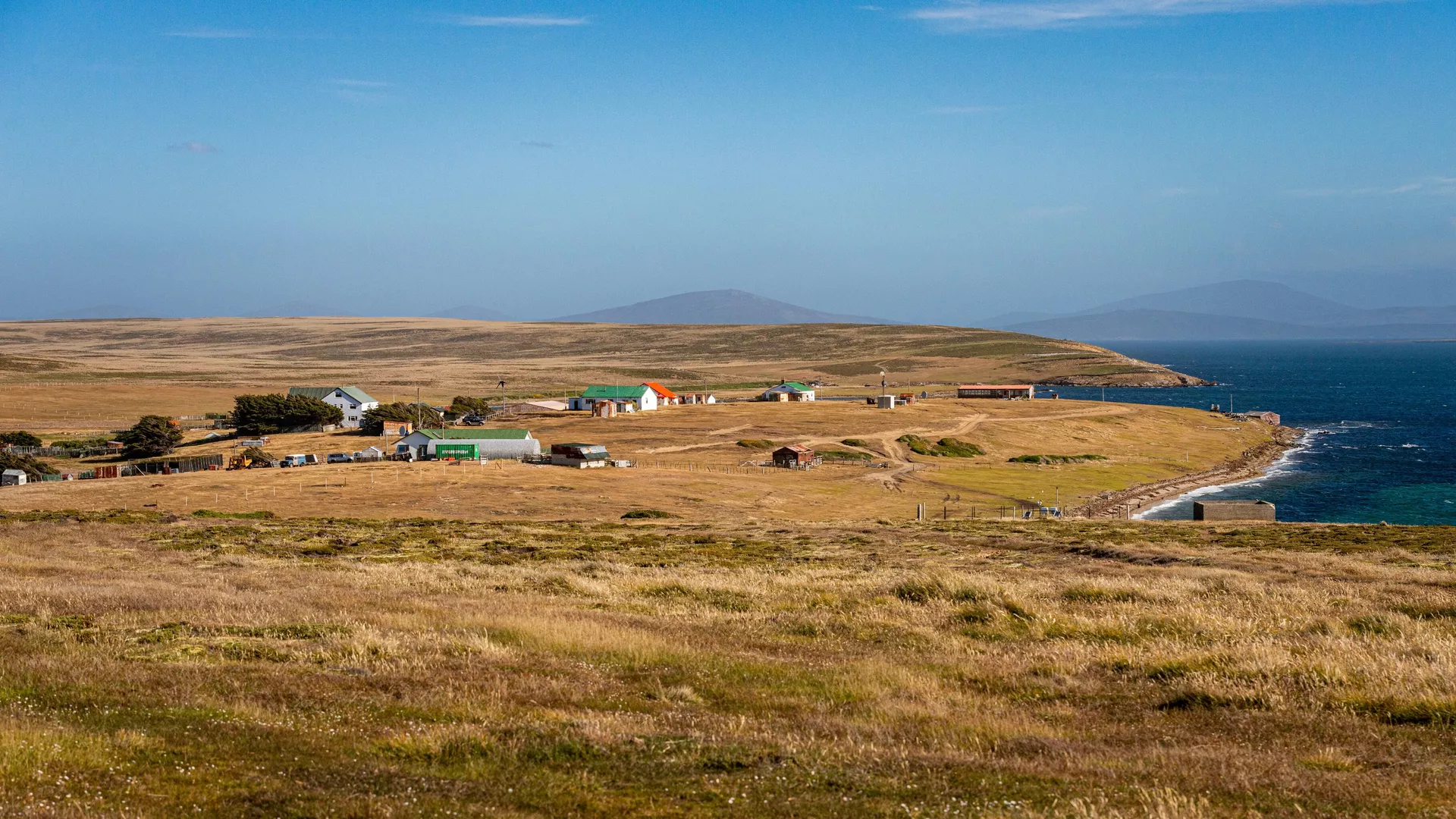 Un paisaje de las Islas Malvinas. Imagen referencial - Sputnik Mundo, 1920, 05.10.2024