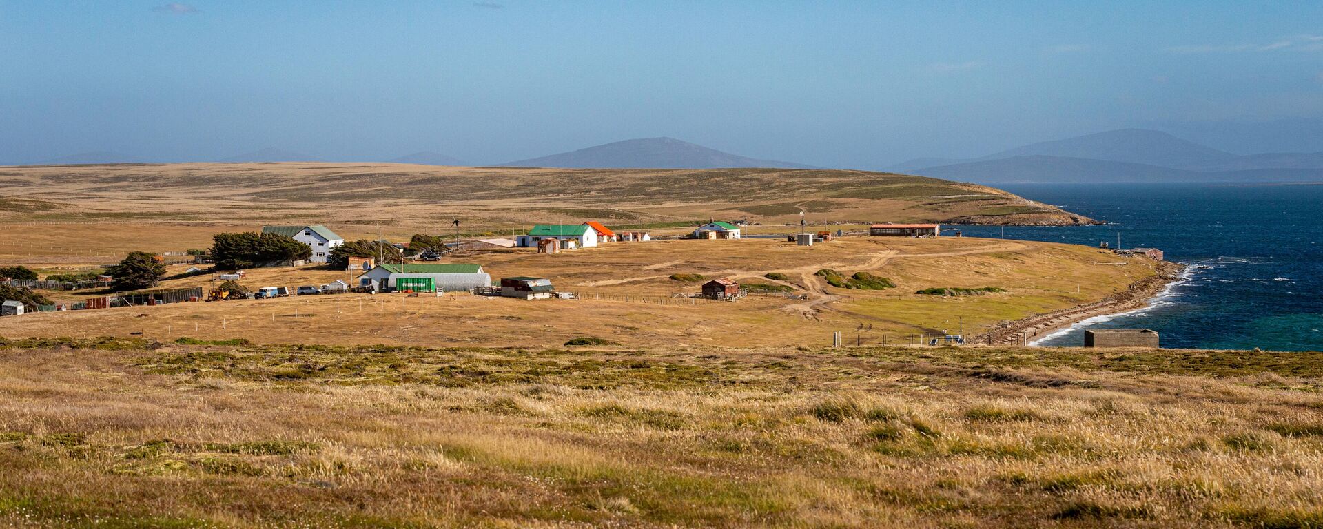 Un paisaje de las Islas Malvinas. Imagen referencial - Sputnik Mundo, 1920, 03.08.2023