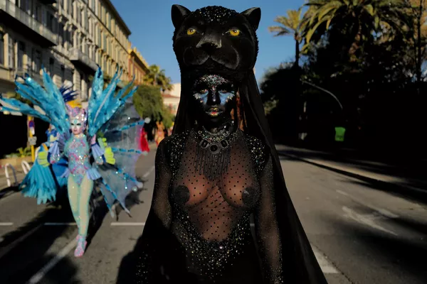 Participantes en el 150 carnaval tradicional de Niza, Francia. Participantes en el 150 carnaval tradicional de Niza, Francia. - Sputnik Mundo