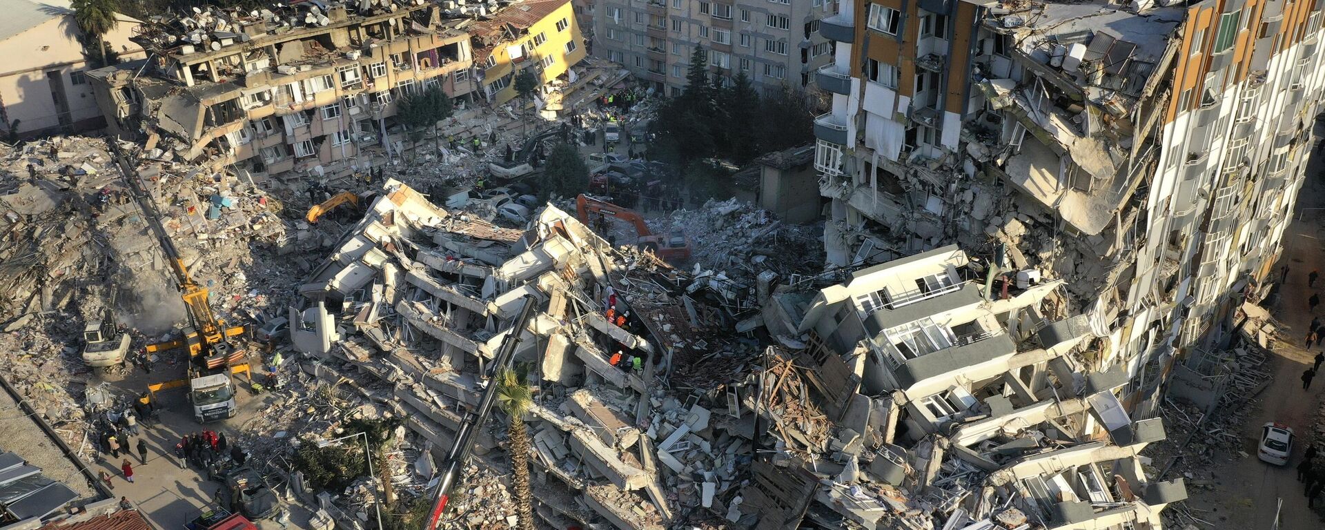 Las consecuencias de los terremotos en Turquía, el 10 de febrero Las consecuencias de los terremotos en Turquía, el 10 de febrero - Sputnik Mundo, 1920, 20.02.2023