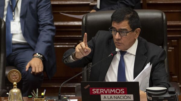 José Williams, presidente del Congreso legislativo de Perú - Sputnik Mundo