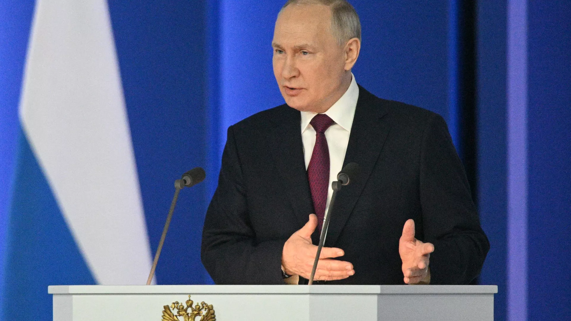 El presidente Vladimir Putin anunció la salida de Rusia del tratado START III.